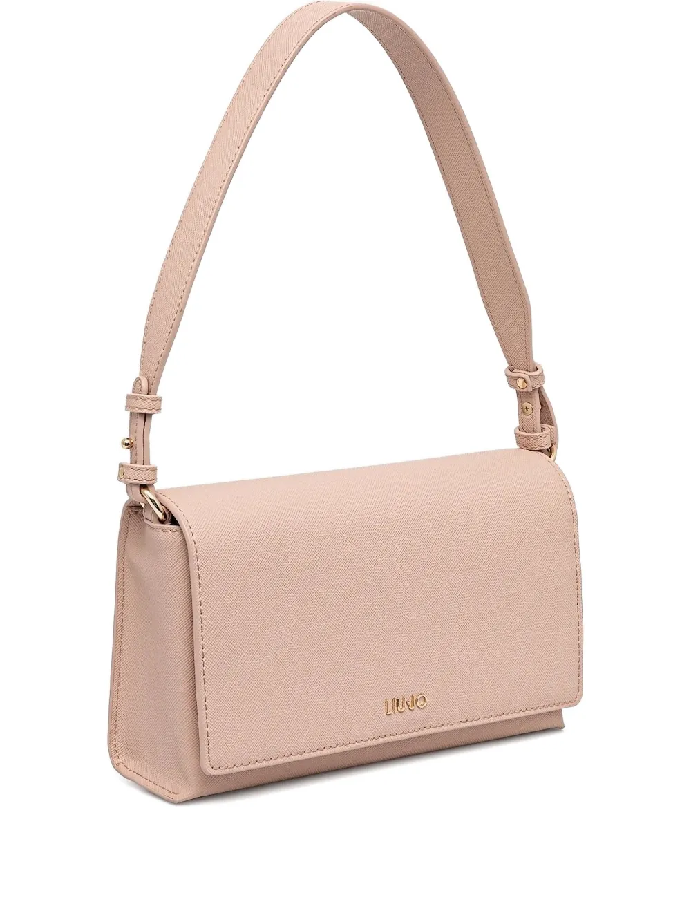 Liu •jo Logo-plaque Shoulder Bag In Pink