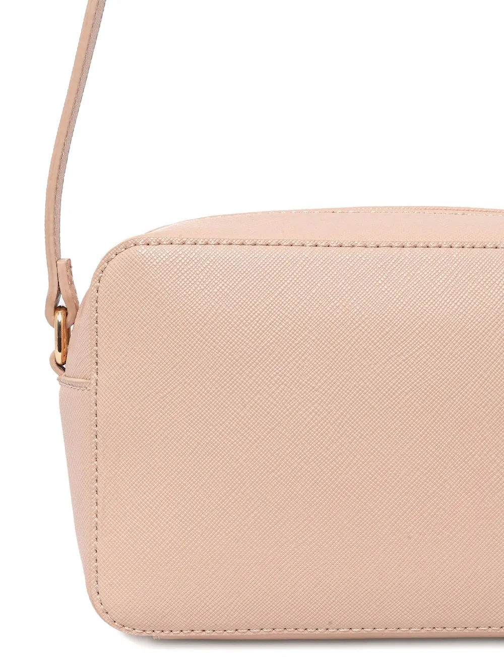 Liu •jo Embossed Zip-closure Cross Body Bag In Neutral