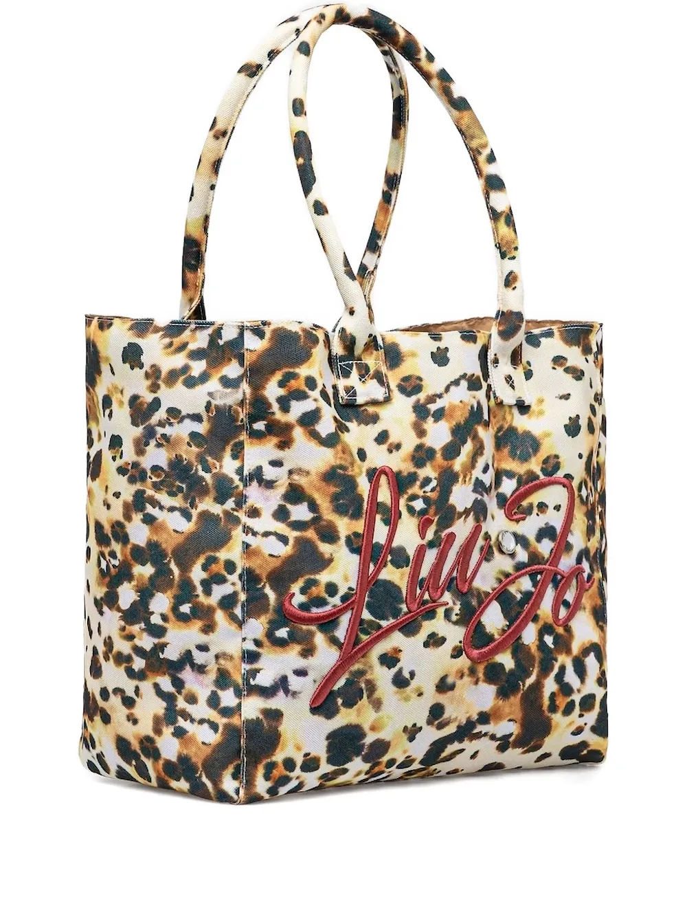 Liu •jo Floral-print Tote Bag In Brown