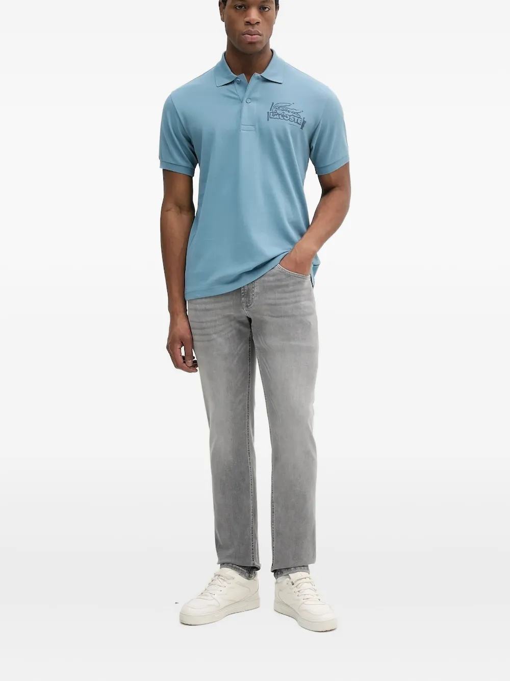 LIU JO logo-plaque jeans Grijs