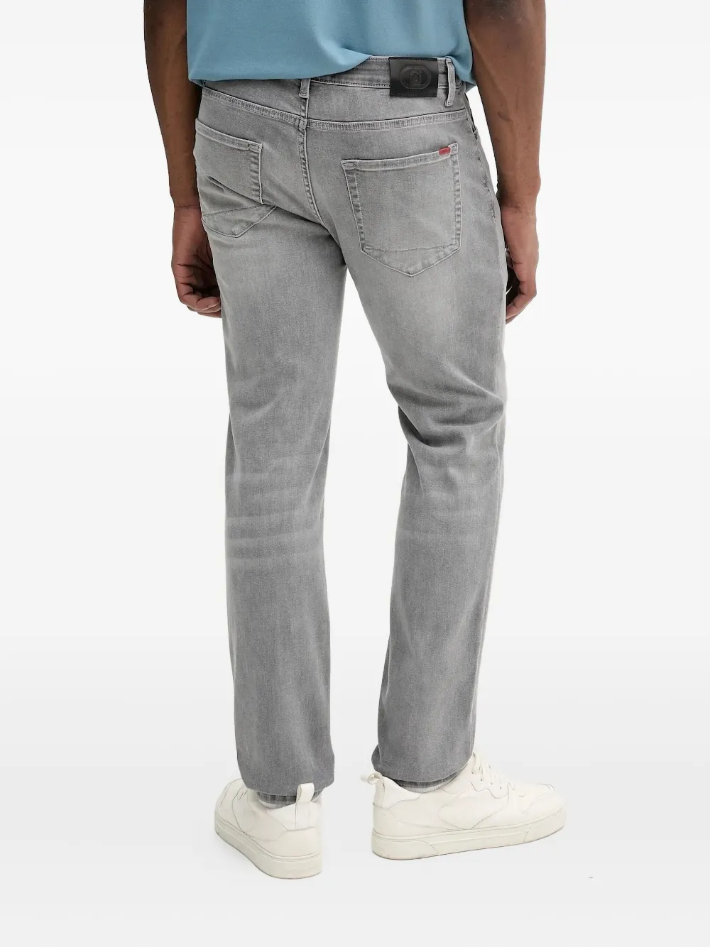 LIU JO Jeans met logoplakkaat - Grijs