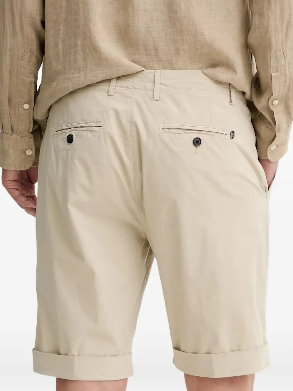 LIU JO five-pockets shorts - Beige
