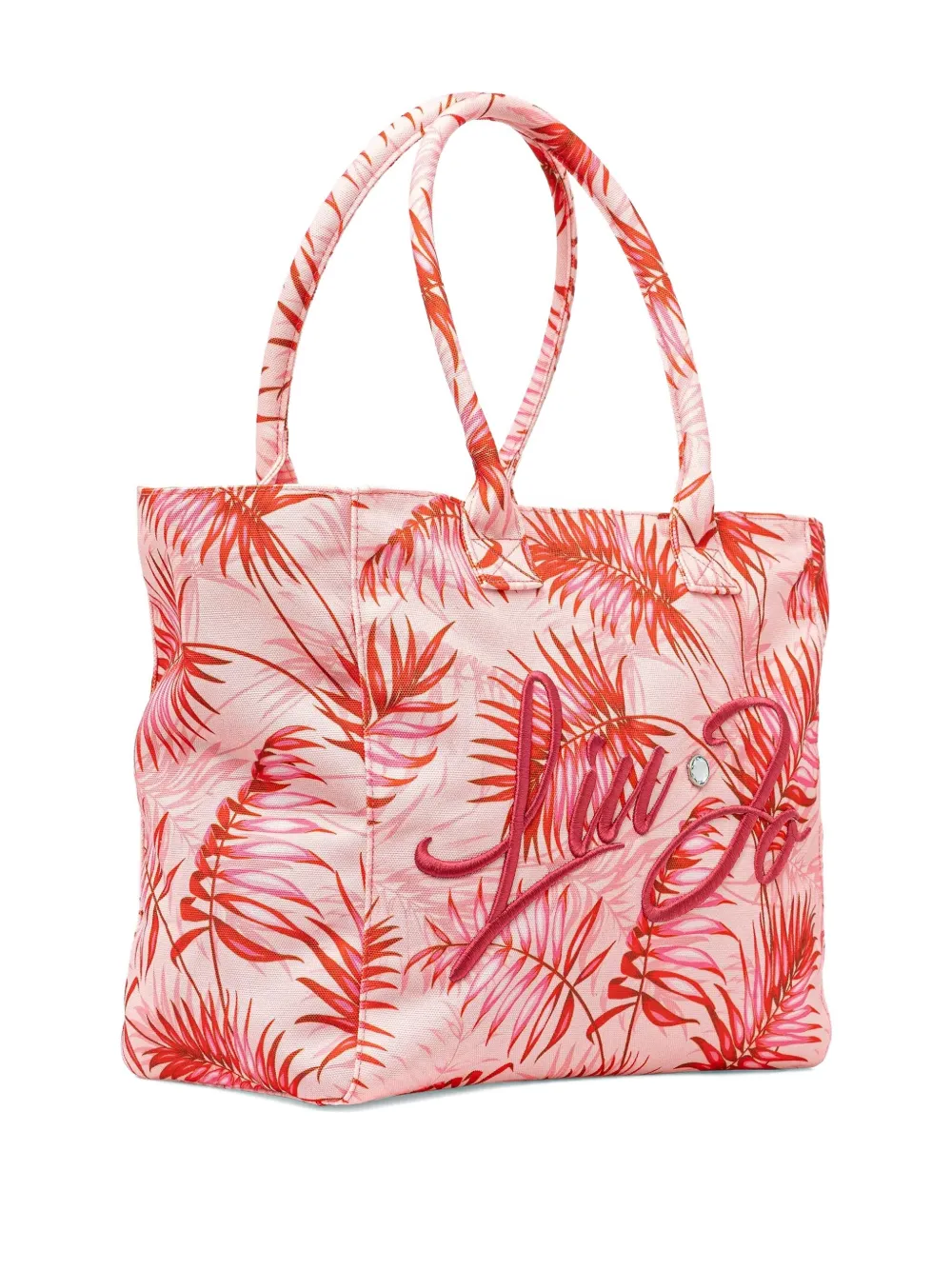 LIU JO leaf-print embroidered tote bag | Image 2