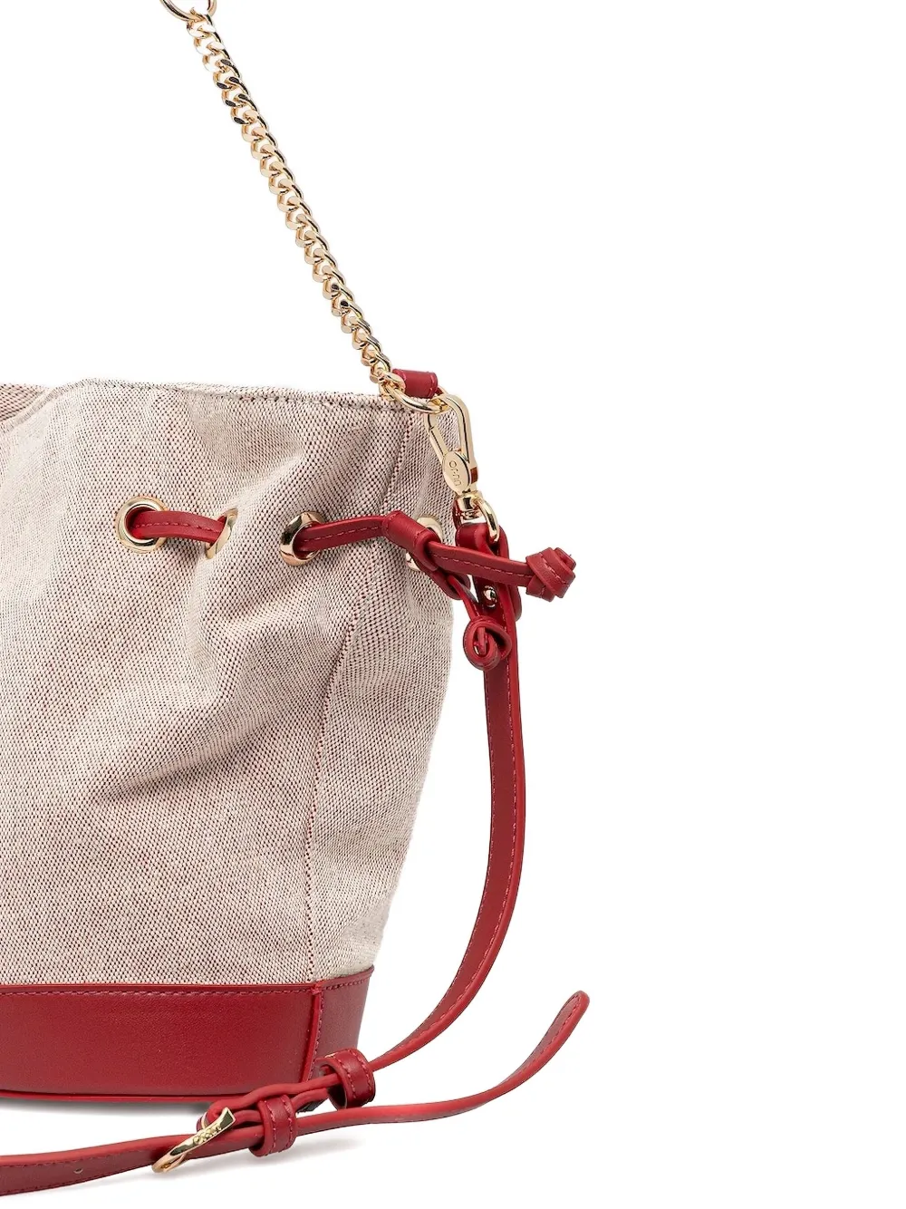 Liu •jo Logo Bucket Bag In Red