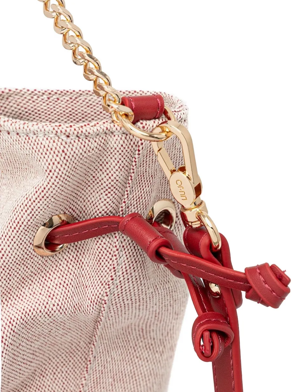 Liu •jo Logo Bucket Bag In Red