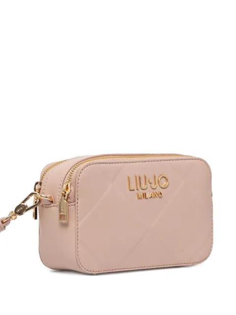LIU JO mini quilted double-zip crossbody bag