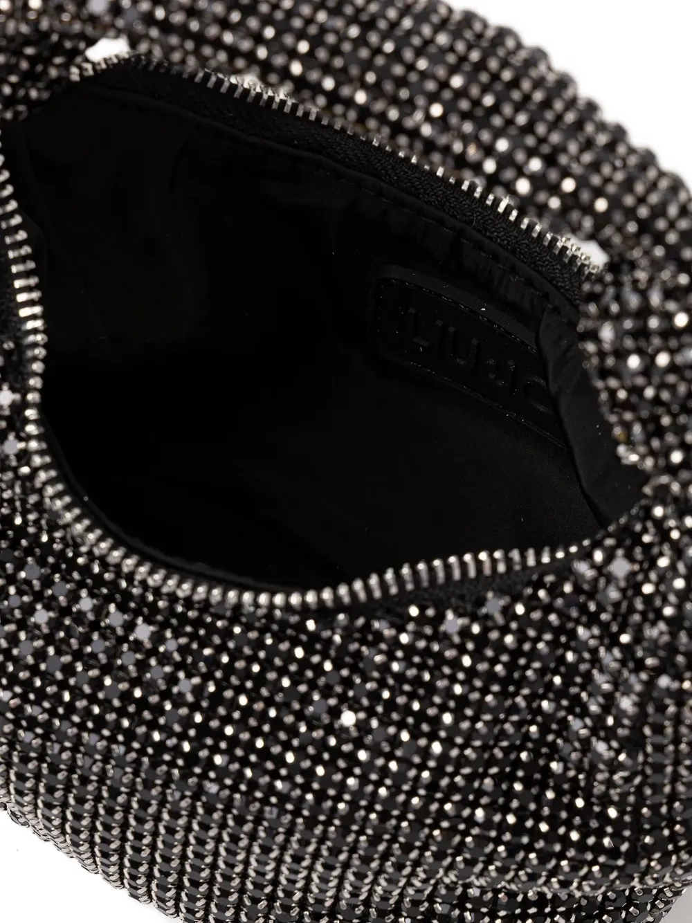 Liu •jo Mini Embellished Shoulder Bag In Black
