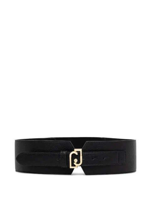 LIU JO logo-plaque wide belt