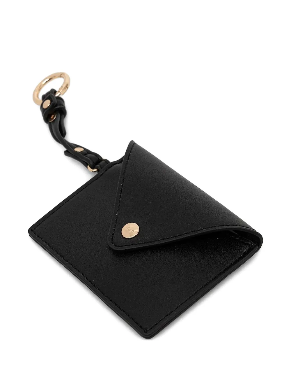 LIU JO monogram stripe cross body bag - ブラック LIU JO monogram stripe cross body bag - ブラック