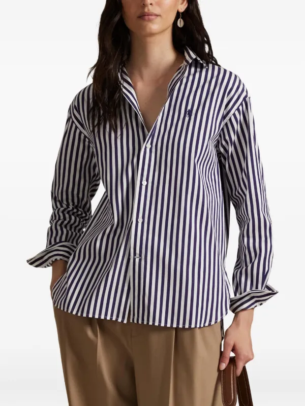 Polo Ralph Lauren ストライプ シャツ | パープル | FARFETCH JP