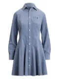 Polo Ralph Lauren button-down shirt mini dress - Blue