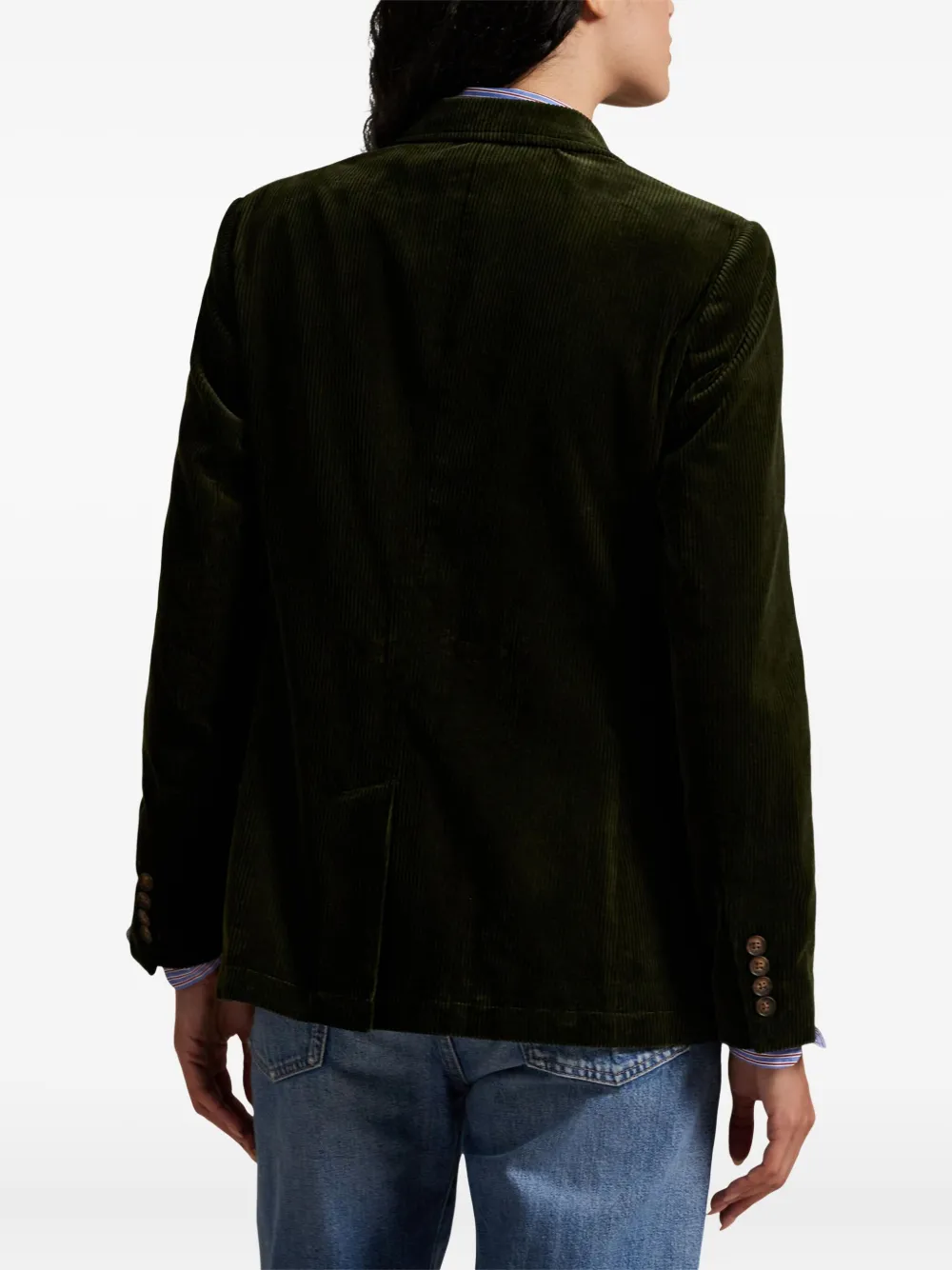 Polo Ralph Lauren RL67 ribfluwelen blazer Groen