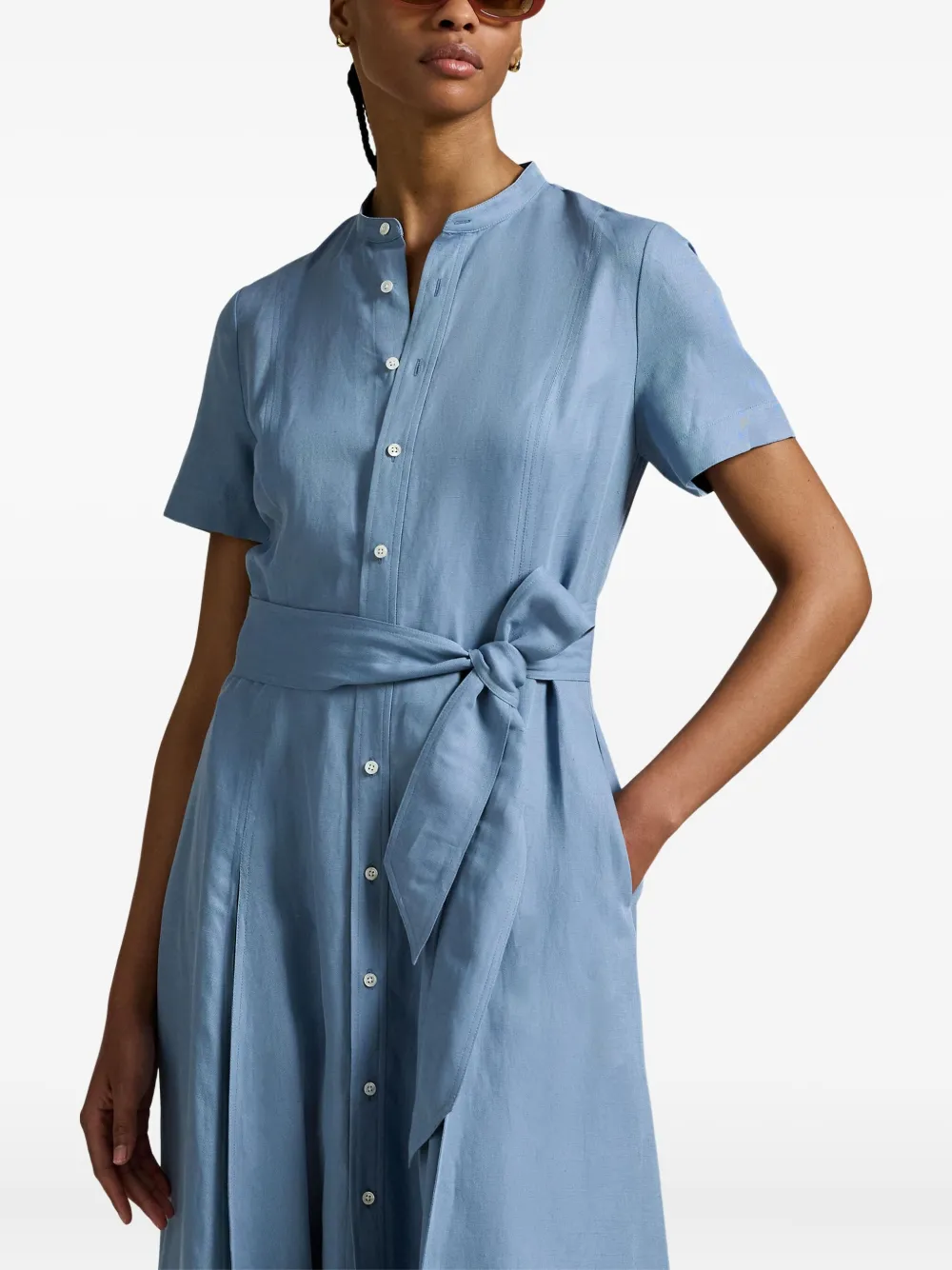 Polo Ralph Lauren Button-down jurk Blauw