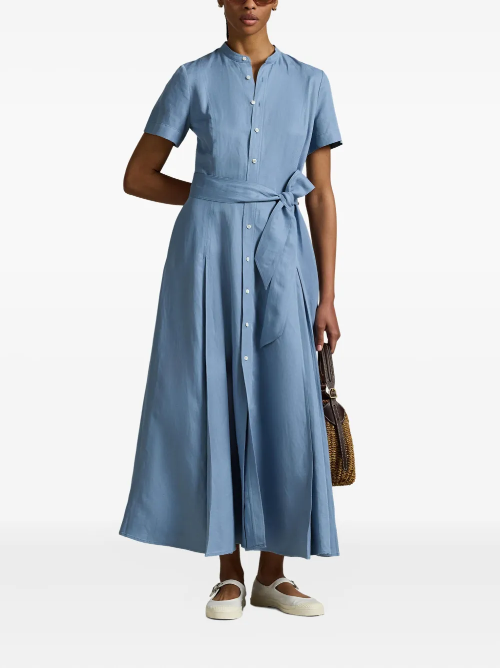 Polo Ralph Lauren Button-down jurk Blauw