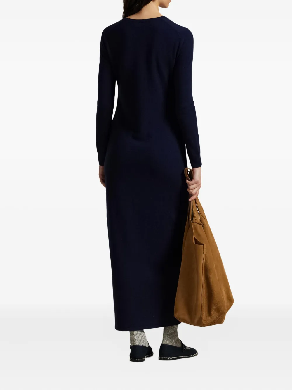 Polo Ralph Lauren Jurk met lange mouwen Blauw