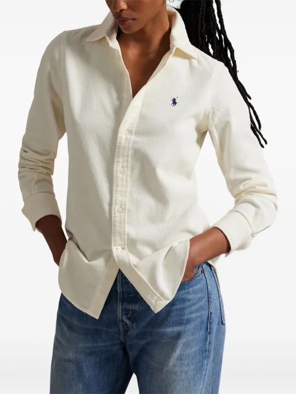 Polo Ralph Lauren コーデュロイシャツ | ホワイト | FARFETCH JP