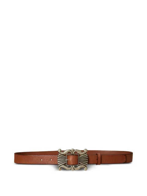 Polo Ralph Lauren decorative-buckle leather belt