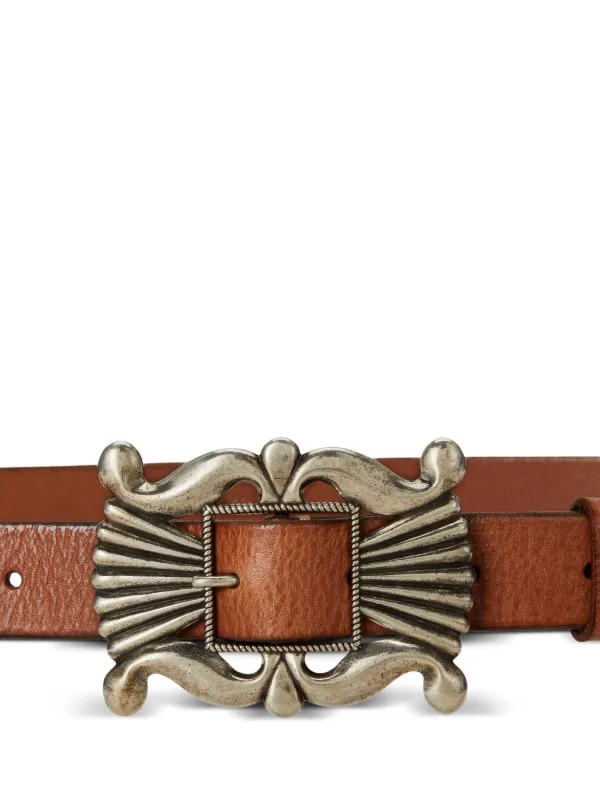 Polo Ralph Lauren decorative-buckle Leather Belt Brown FARFETCH BH
