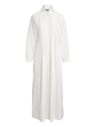 long sleeve white cotton dress Faherty Women's Dune Gauze Oceana fits bust around 83 Long Sleeve Linen Maxi Dress