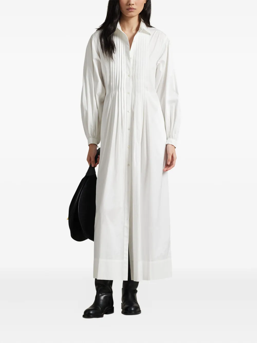 Polo Ralph Lauren pleated long-sleeve shirt dress | Day Dresses | Image 2