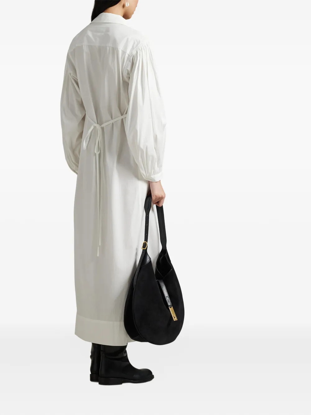 Polo Ralph Lauren Geplooide jurk Wit