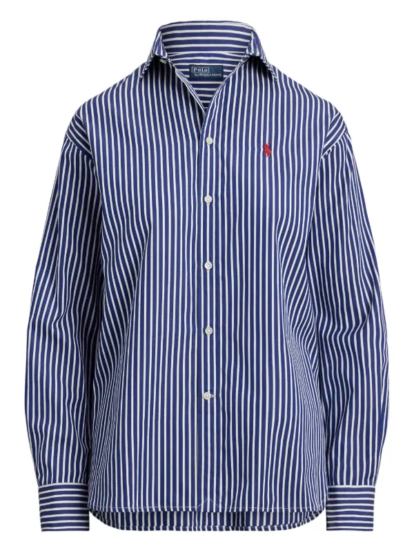 Polo Ralph Lauren ストライプ シャツ | ブルー | FARFETCH JP