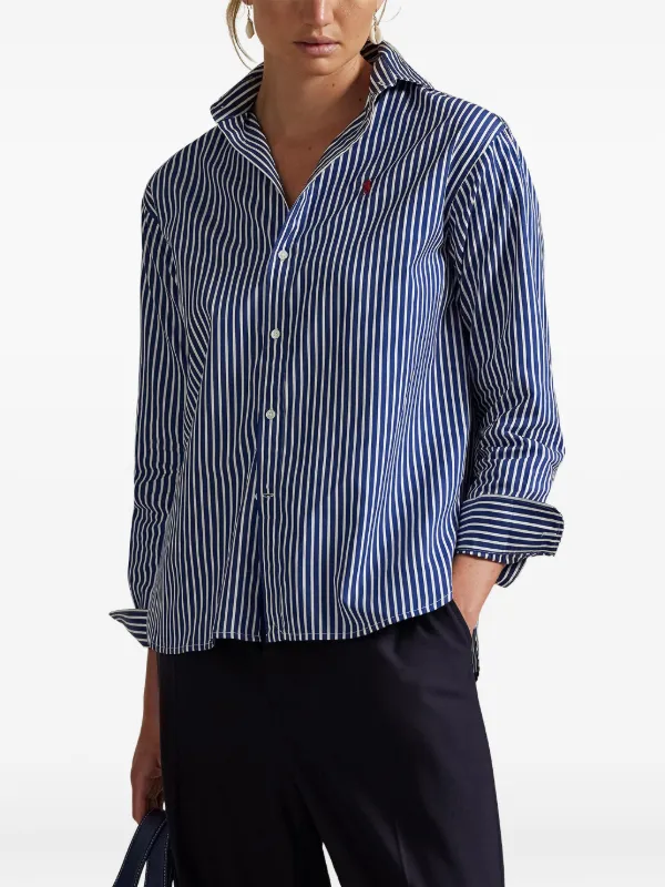 Polo Ralph Lauren ストライプ シャツ | ブルー | FARFETCH JP