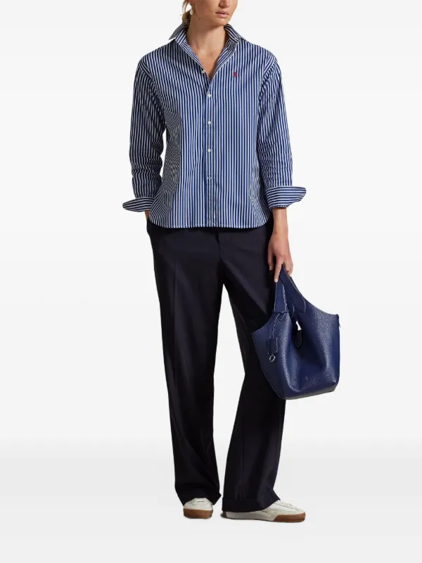 Polo Ralph Lauren ストライプ シャツ | ブルー | FARFETCH JP