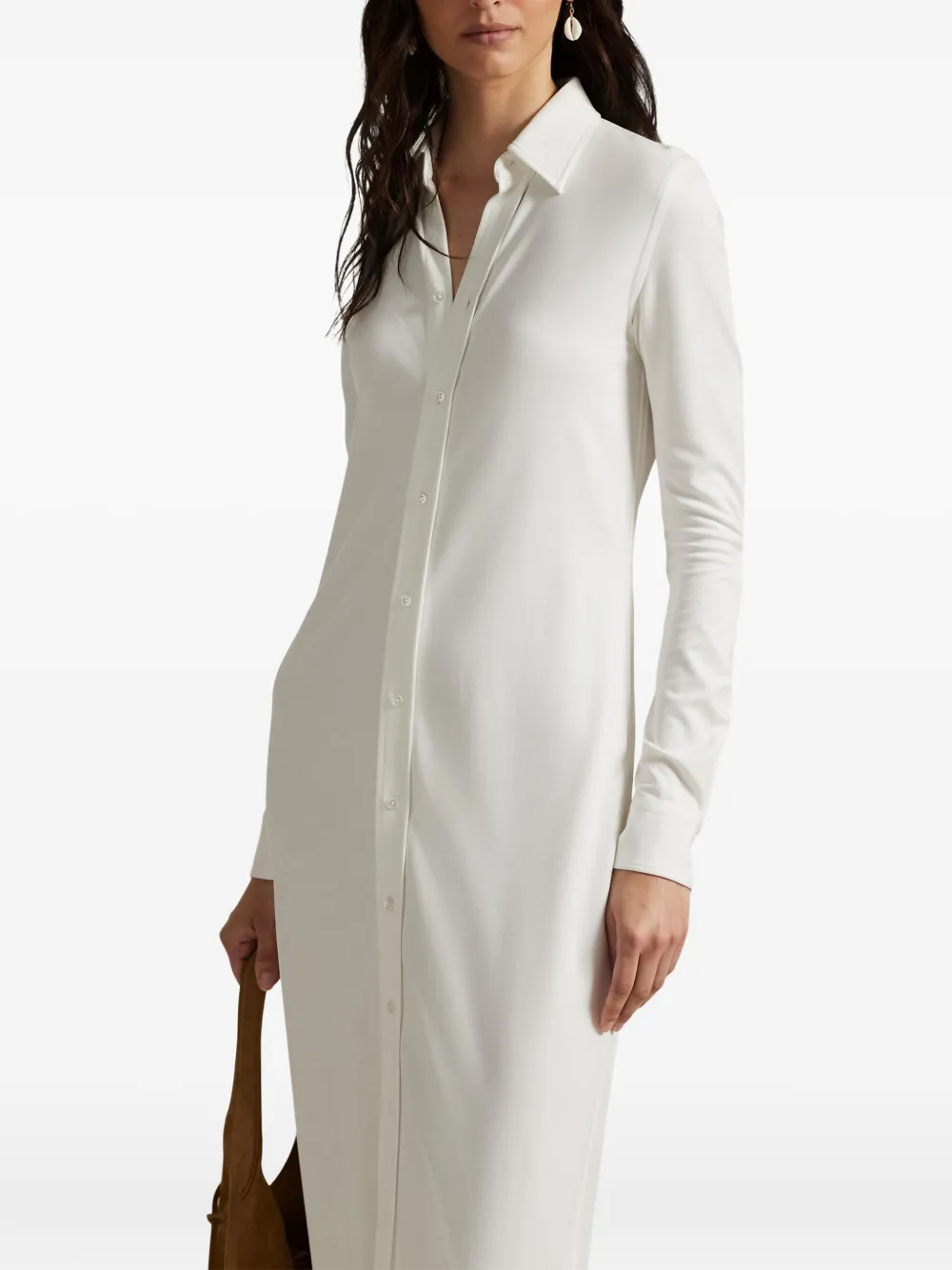 Polo Ralph Lauren Button-up blousejurk Beige