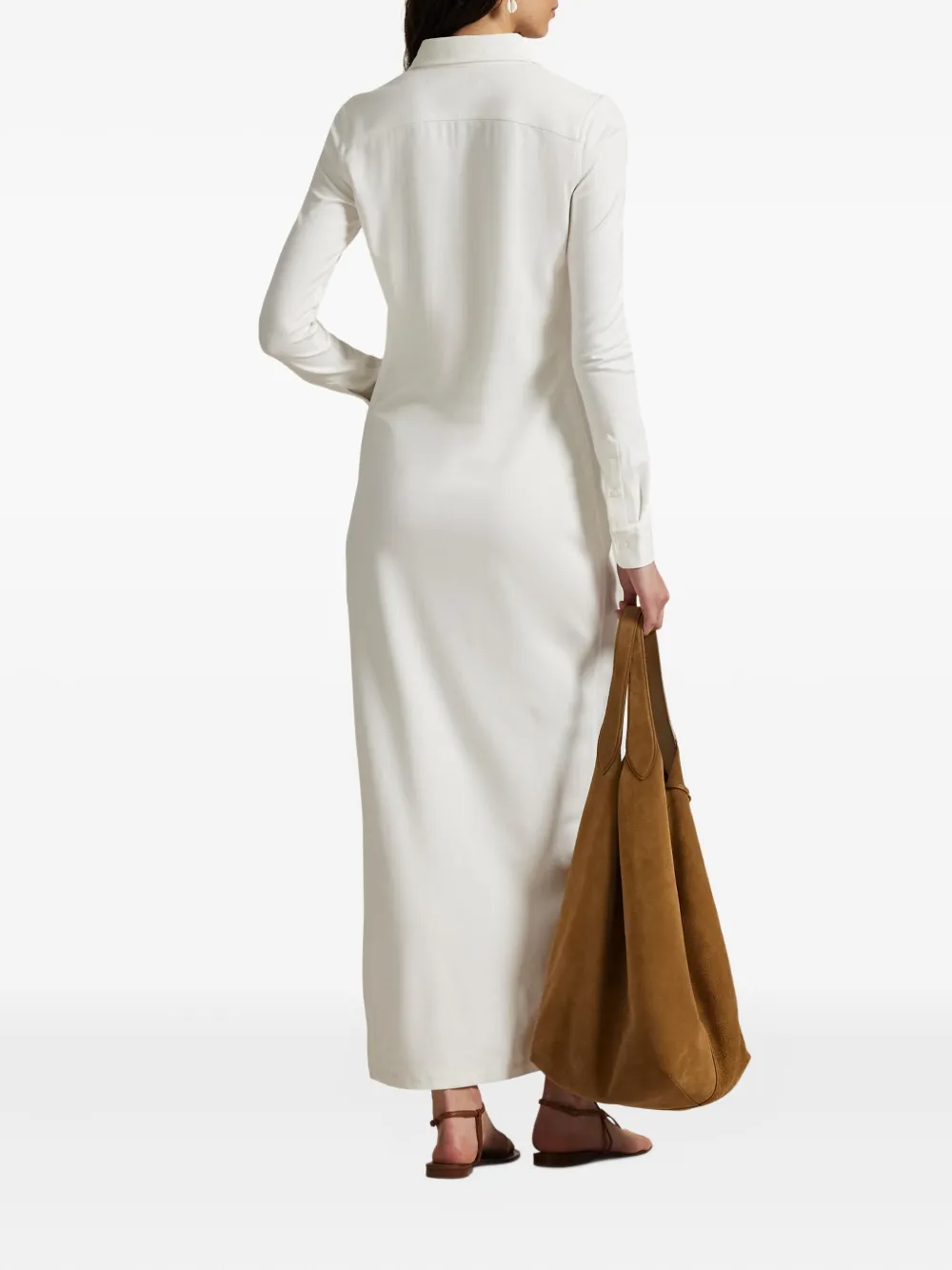 Polo Ralph Lauren Button-up blousejurk Beige