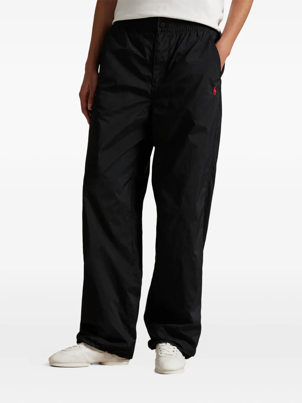 Polo Ralph Lauren Elastic-waist Trousers In Black