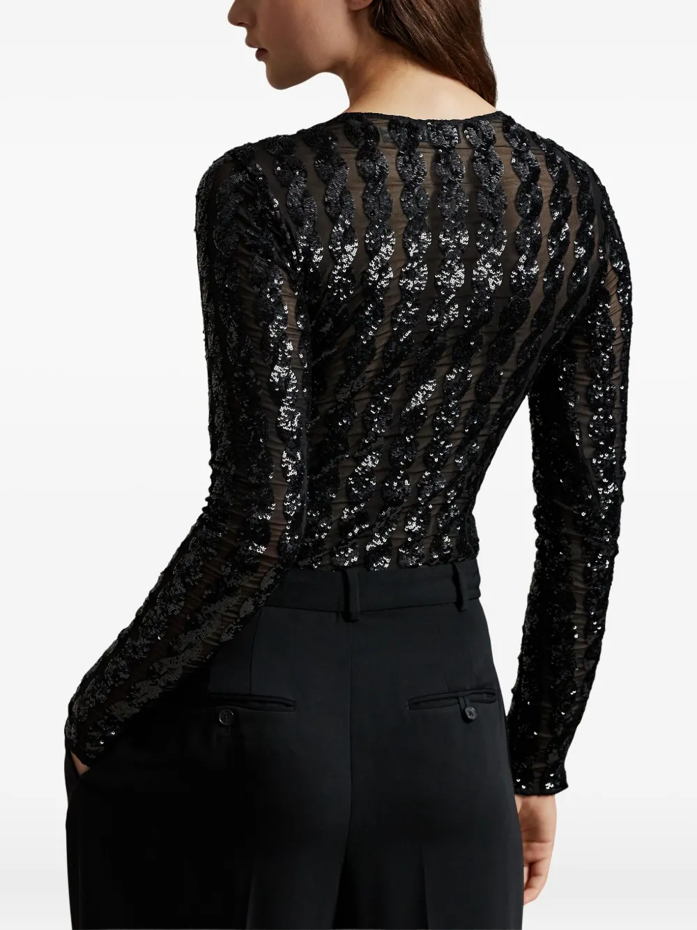 Polo Ralph Lauren Babypakje met pailletten Zwart