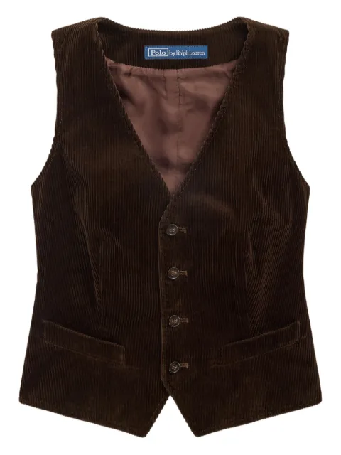 Polo Ralph Lauren corduroy button-up waistcoat