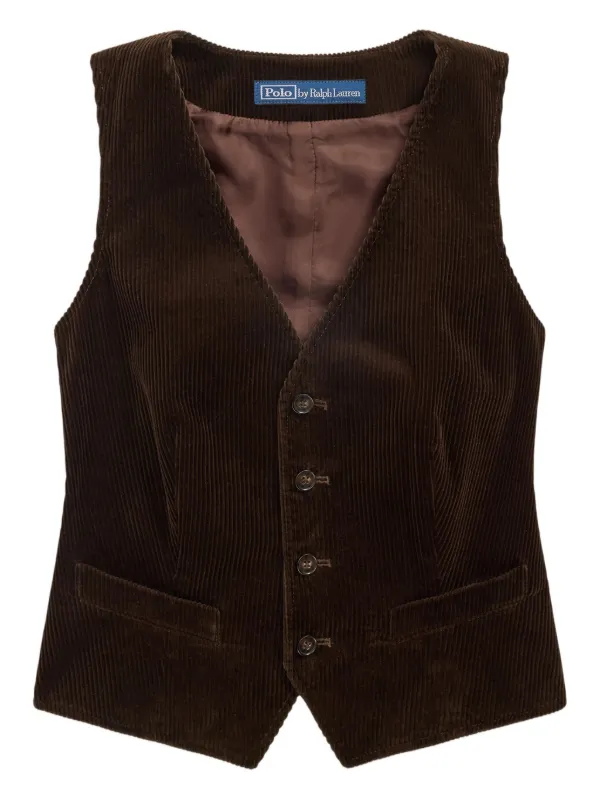 【極美品】POLO RALPH LAUREN コーデュロイ ジャケット&ベスト Polo Ralph Lauren コーデュロイ ベスト | ブラウン | FARFETCH JP