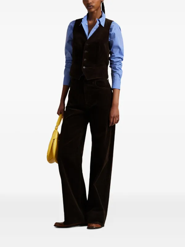 Polo Ralph Lauren コーデュロイ ベスト | ブラウン | FARFETCH JP