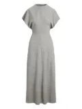 Polo Ralph Lauren cap-sleeve midi dress - Grey