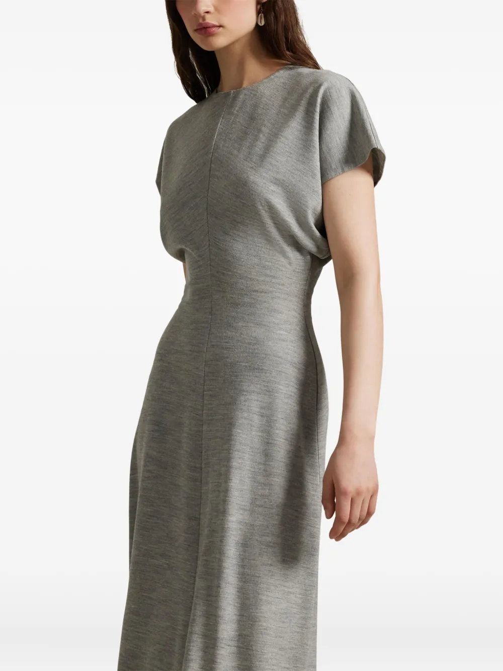 Polo Ralph Lauren Midi-jurk met kapmouwen Grijs