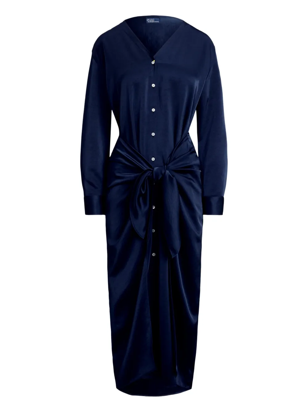 Polo Ralph Lauren Button-up midi-jurk Blauw