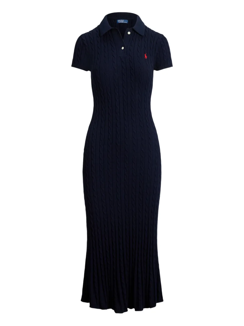 Polo Ralph Lauren Kabelgebreide polojurk Blauw