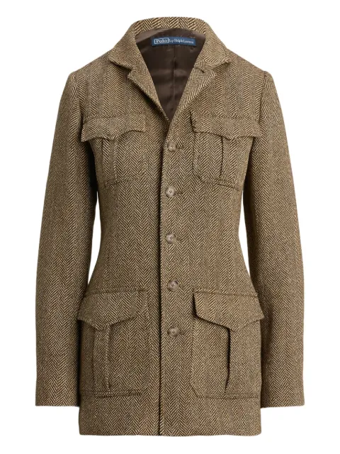 Polo Ralph Lauren herringbone button-up jacket