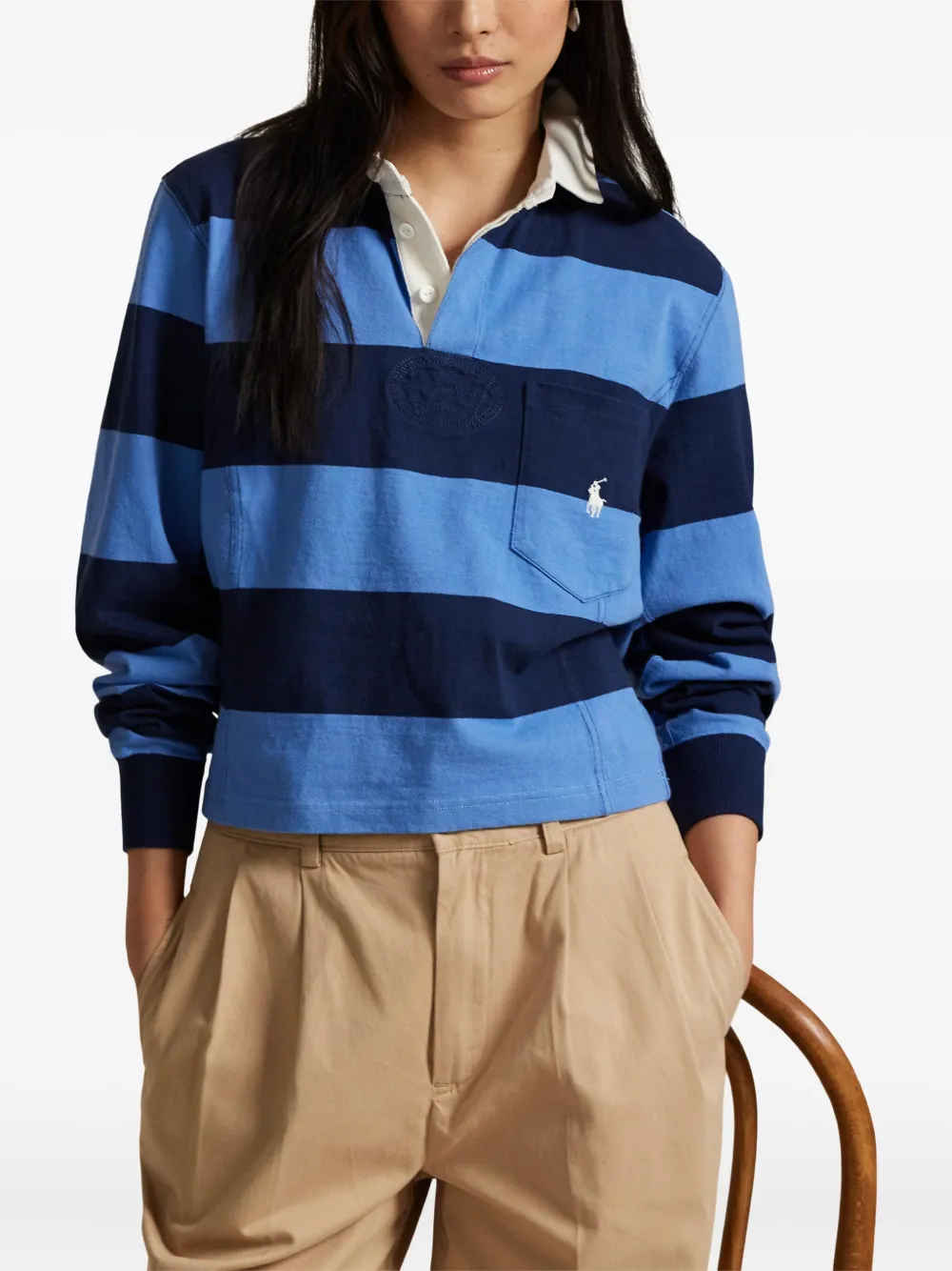 Polo Ralph Lauren Gestreept poloshirt Blauw