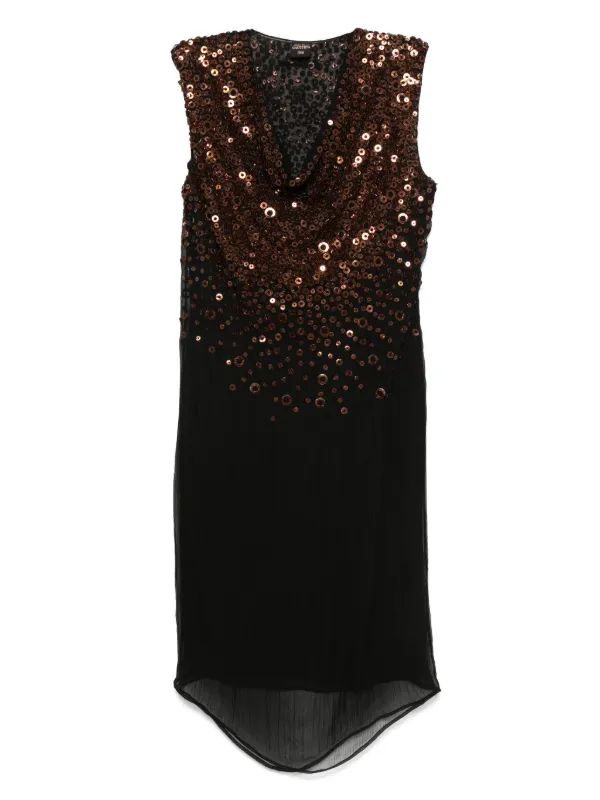 navy blue dress for baby girl Jean Paul Gaultier Pre-owned 2000s Sequin-embellished Dress