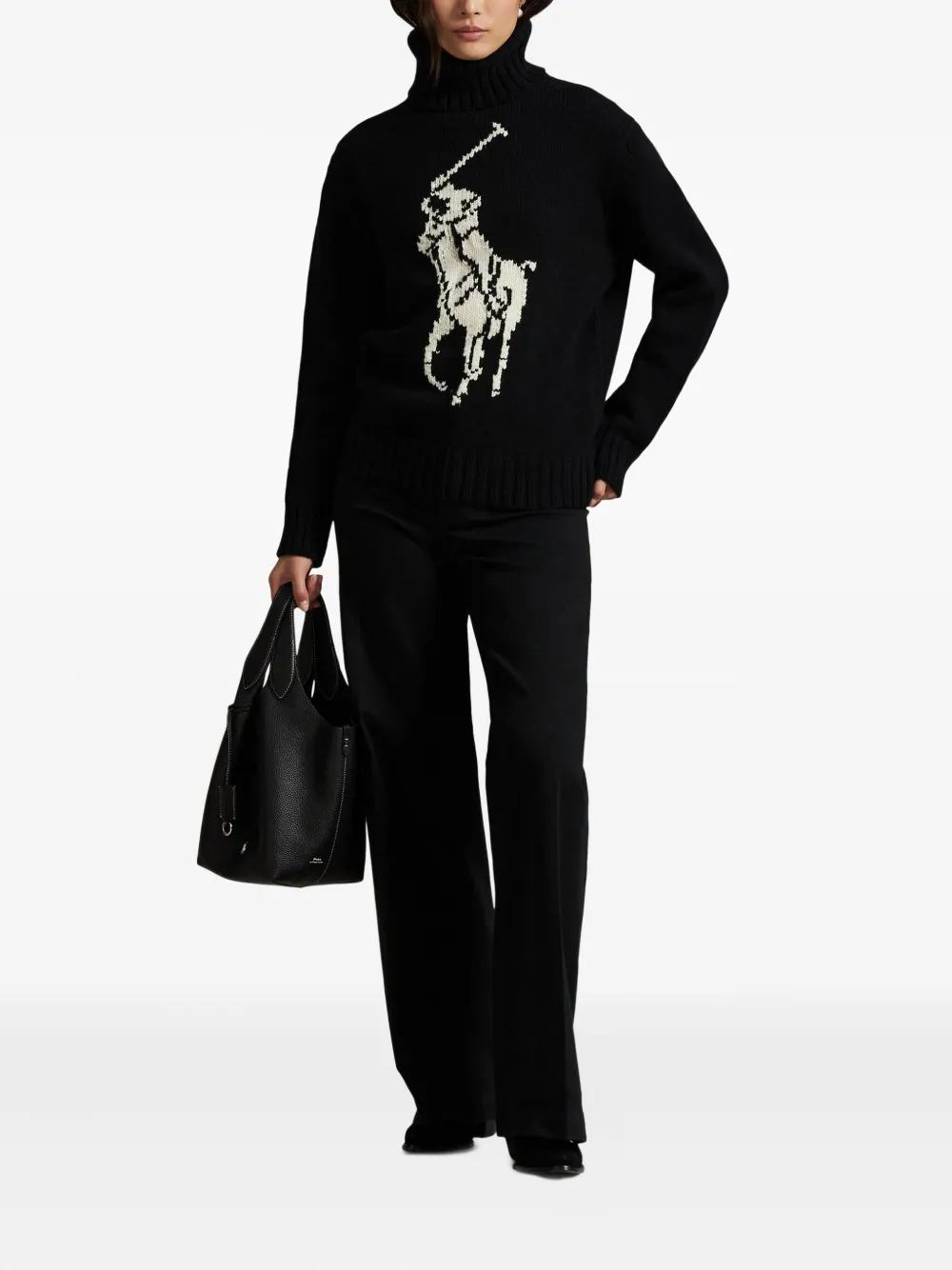 Polo Ralph Lauren Polo-player intarsia wool sweater | Knitted Sweaters | Image 2
