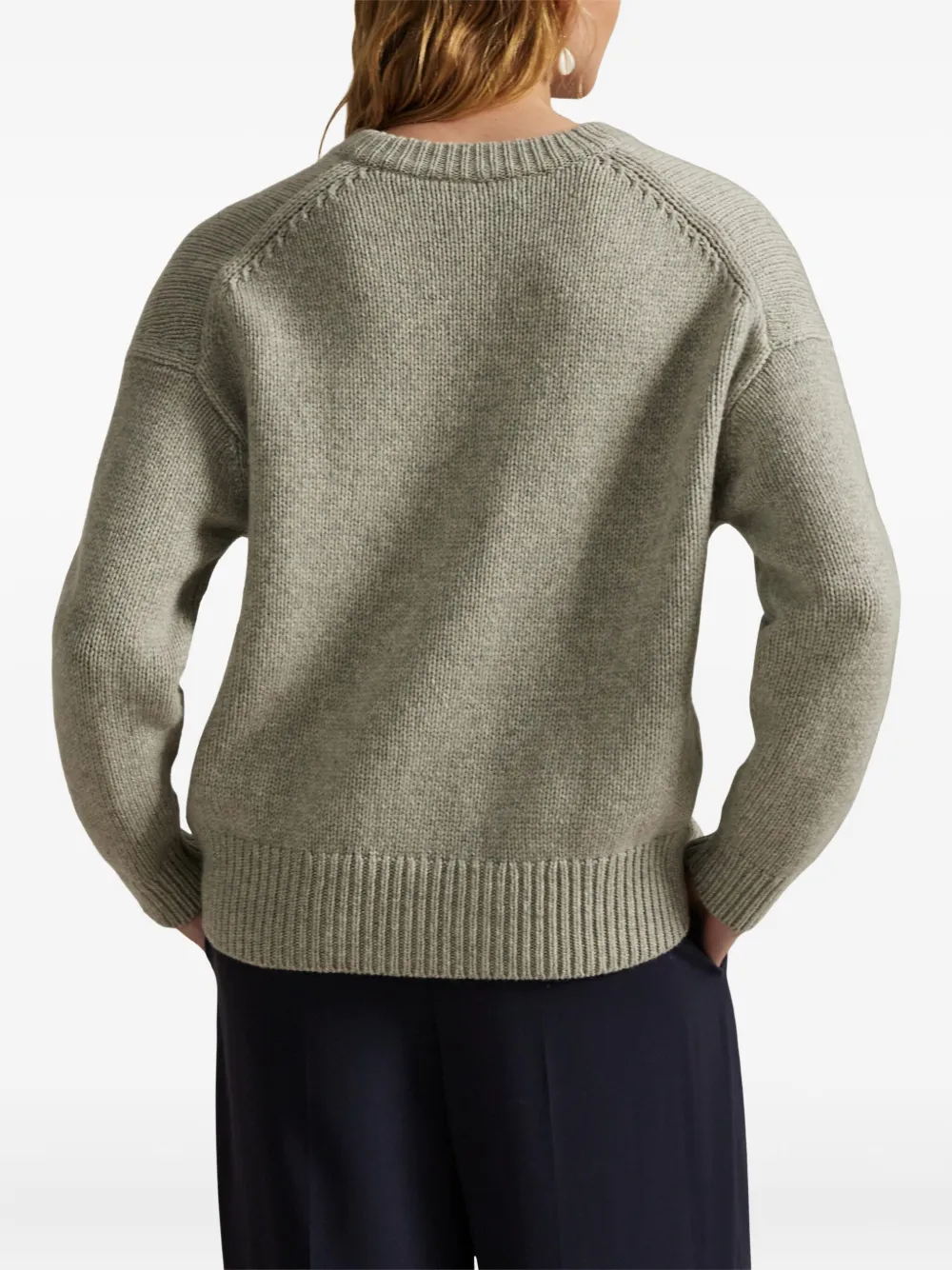 Polo Ralph Lauren Kasjmier trui met ronde hals Grijs