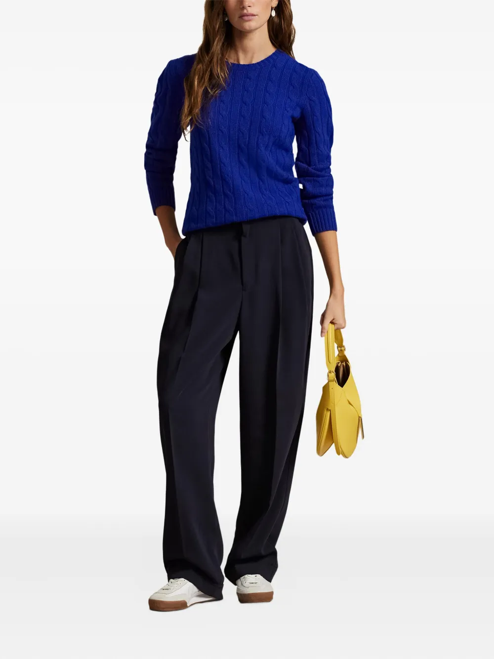 Polo Ralph Lauren Kasjmier sweater Blauw