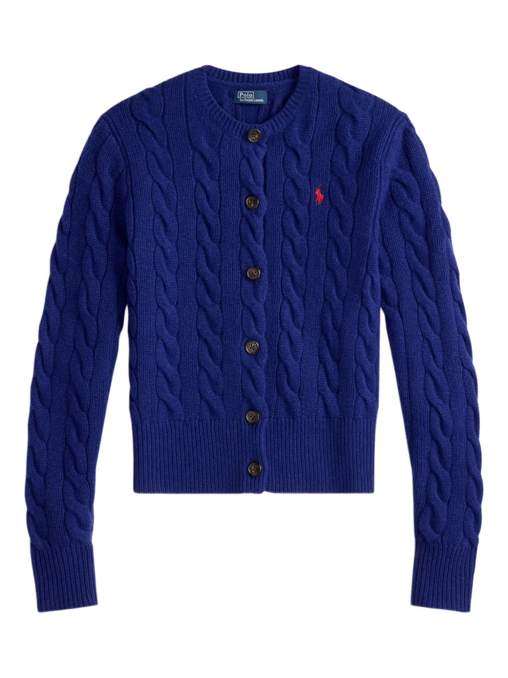 Polo Ralph Lauren Cable-knit Cardigan In Blue