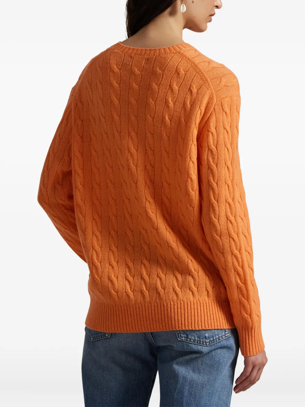 Polo Ralph Lauren Kabelgebreide trui Oranje