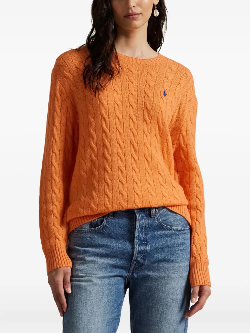 Polo Ralph Lauren Kabelgebreide trui Oranje