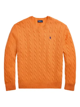 Polo Ralph Lauren ケーブルニット セーター | オレンジ | FARFETCH JP