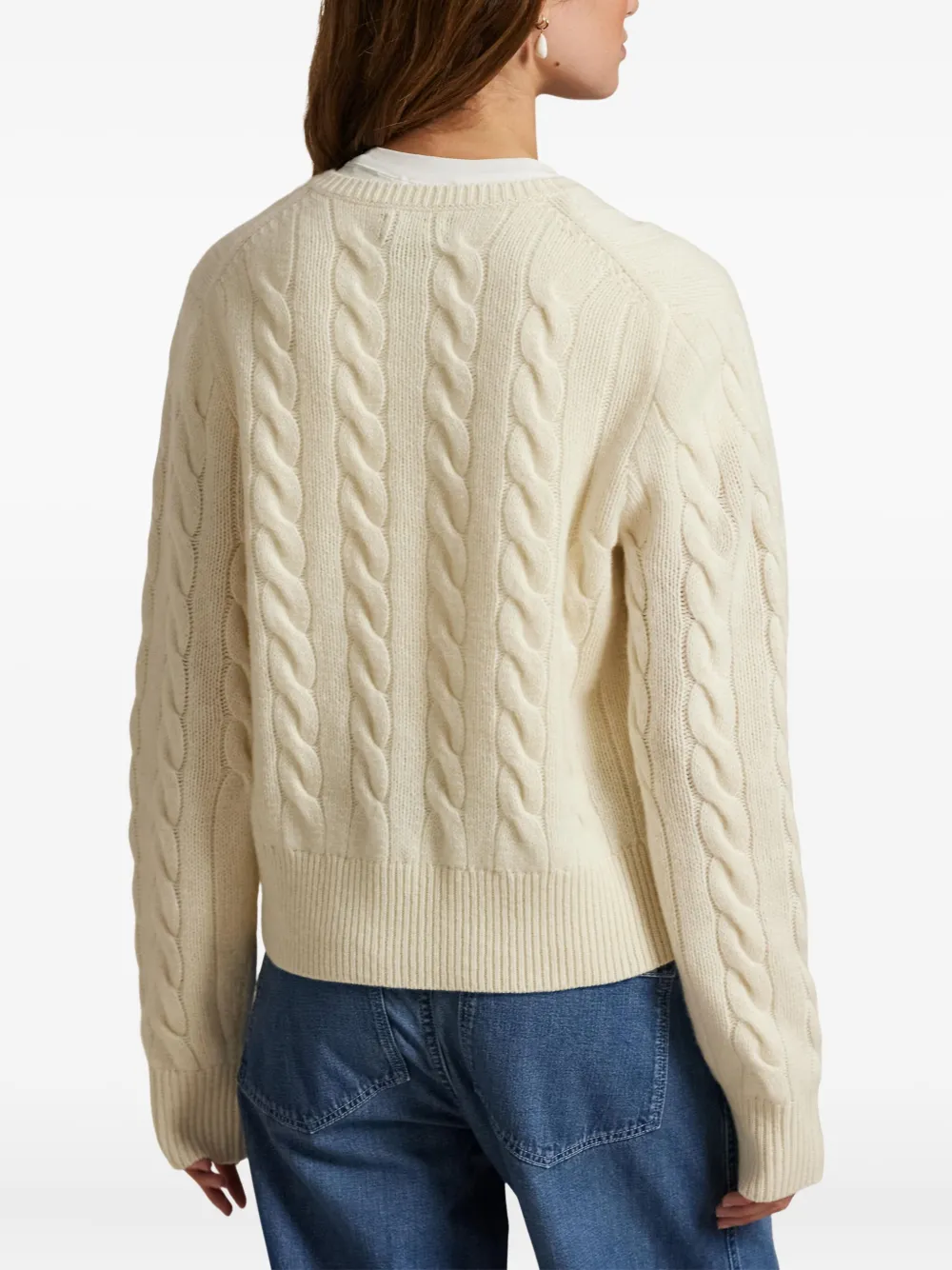 Polo Ralph Lauren Kabelgebreid vest Beige